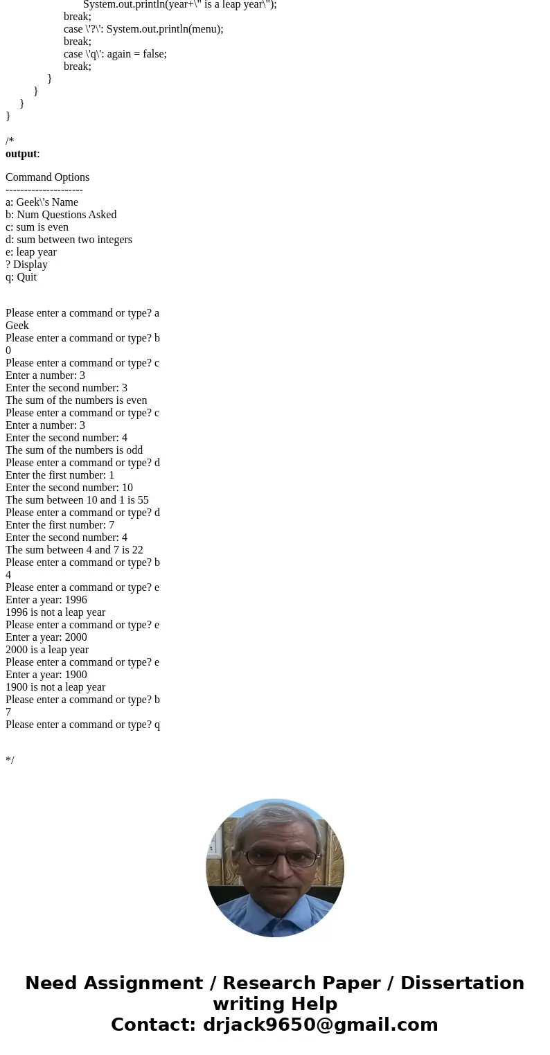 Write a class definition (not a program, there is no main method) named Geek (saved in a file Geek.java) that models a person who is a geek. For our purposes, a Write a class definition (not a program, there is no main method) named Geek (saved in a file Geek.java) that models a person who is a geek. For our purposes, a