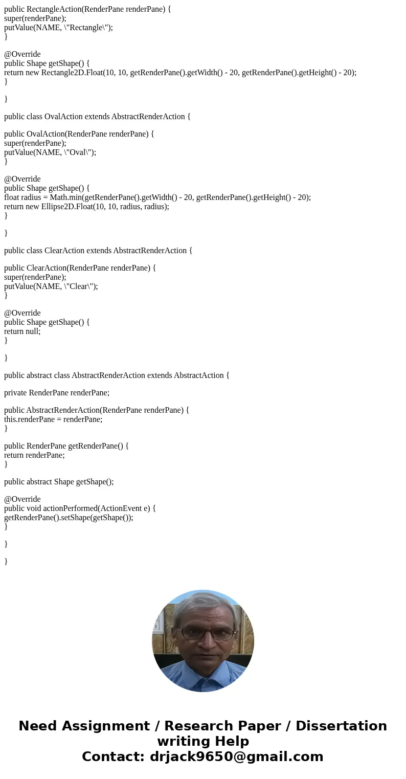 Write a GUI program that draws a rectangle and/or an oval, as shown in the figures below. The user selects a figure from a radio button and specifies whether it