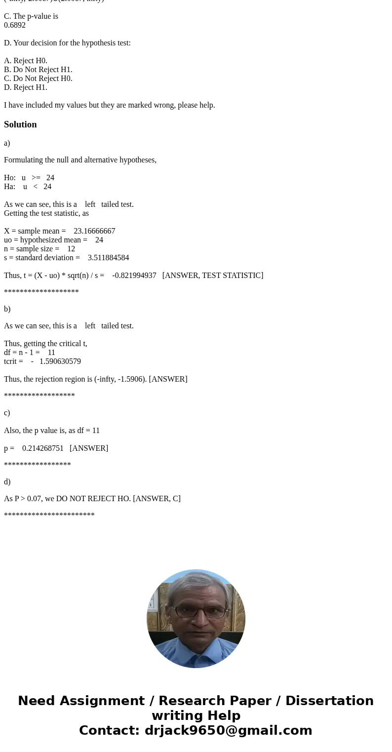 A random sample of 12 second-year university students enrolled in a business statistics course was drawn. At the course\'s completion, each student was asked ho A random sample of 12 second-year university students enrolled in a business statistics course was drawn. At the course\'s completion, each student was asked ho