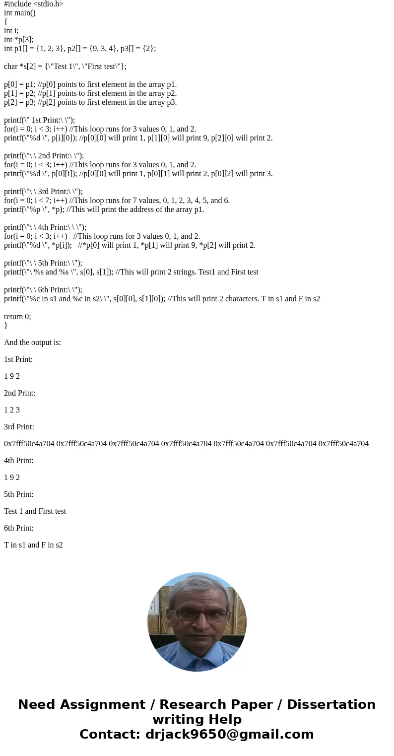 C programming language List the results that will be produced if the following program were to be executed. You can indicate the results on the right hand colum C programming language List the results that will be produced if the following program were to be executed. You can indicate the results on the right hand colum