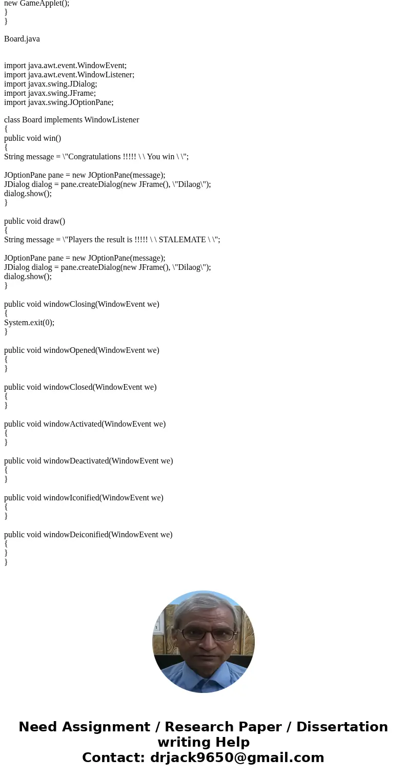 Create a GUI application that simulates a game of tic tac toe. The window shown below uses nine large JLabel components to display the Xs and Os. One approach i