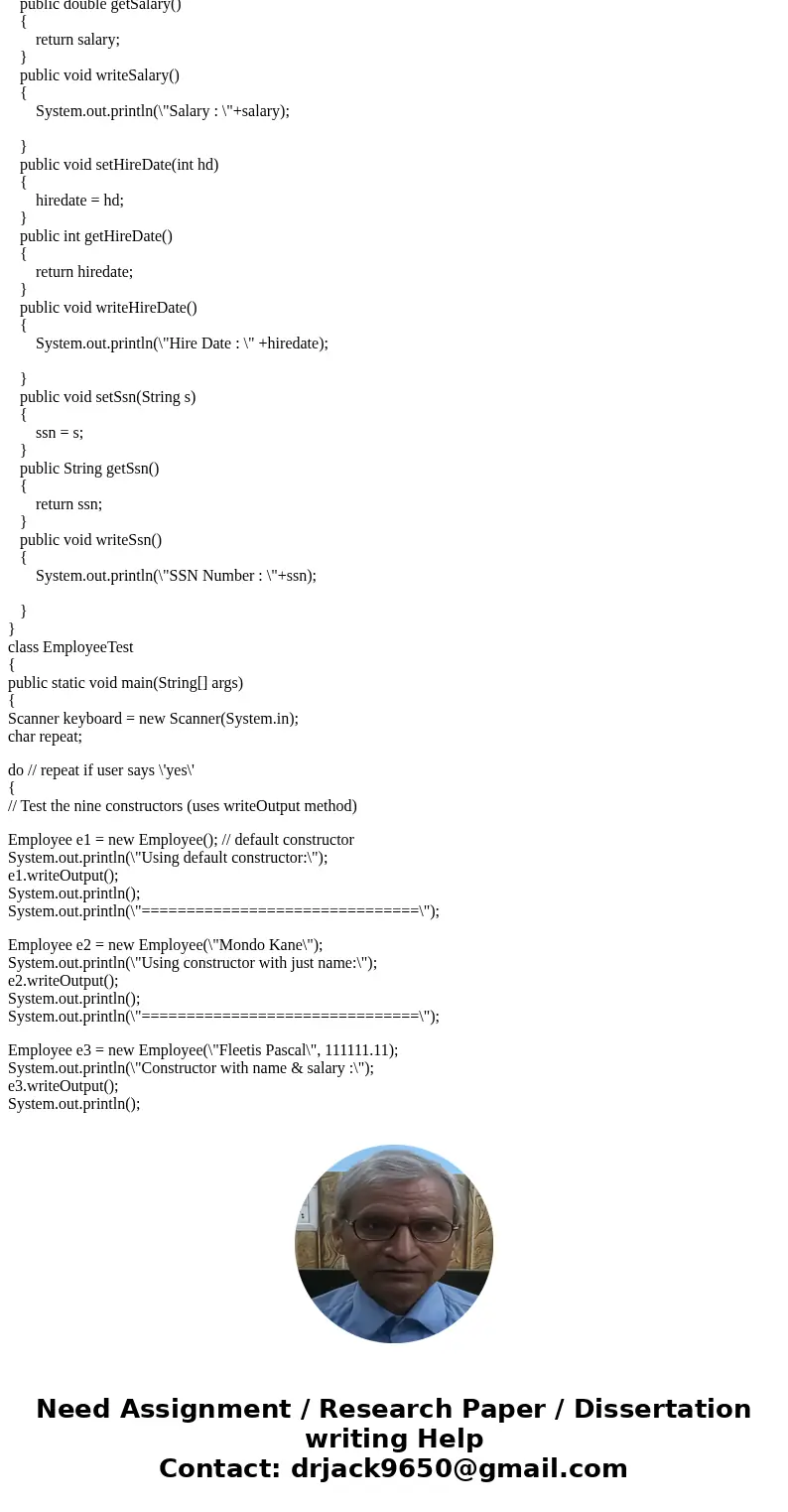 define a class name Employee whose objects are records for employee. Derive this class from the class person given in the listing 8.1. An employee record inheri define a class name Employee whose objects are records for employee. Derive this class from the class person given in the listing 8.1. An employee record inheri