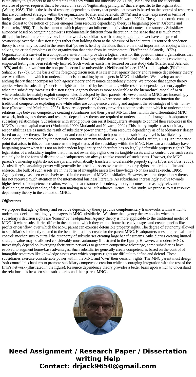 Describe the agency theory and resource dependence theory of corporate governance. What are their similarities and what are their differences?SolutionAgency the Describe the agency theory and resource dependence theory of corporate governance. What are their similarities and what are their differences?SolutionAgency the