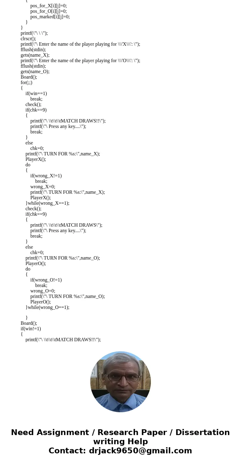 HOW DO I PRINT THIN PLS; X | O | TIE 1 | 0 | 1 Would you like to play again? (Y/n)SolutionIts a tic tac toe game which you can acheive by using following code ( HOW DO I PRINT THIN PLS; X | O | TIE 1 | 0 | 1 Would you like to play again? (Y/n)SolutionIts a tic tac toe game which you can acheive by using following code (