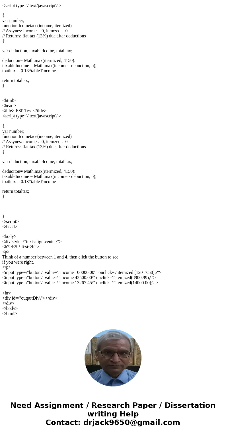 i am trying to use this fuction in library file income.js , to use the taxes html pager to load the library and calculuate the income tax, { var number; functio i am trying to use this fuction in library file income.js , to use the taxes html pager to load the library and calculuate the income tax, { var number; functio