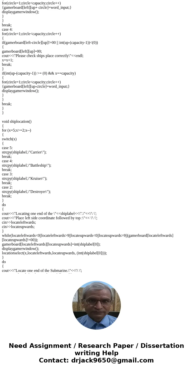 i have a runable code below that works with just guessing where the ships are. i need help editing this code to be able to have a player play against computer a i have a runable code below that works with just guessing where the ships are. i need help editing this code to be able to have a player play against computer a