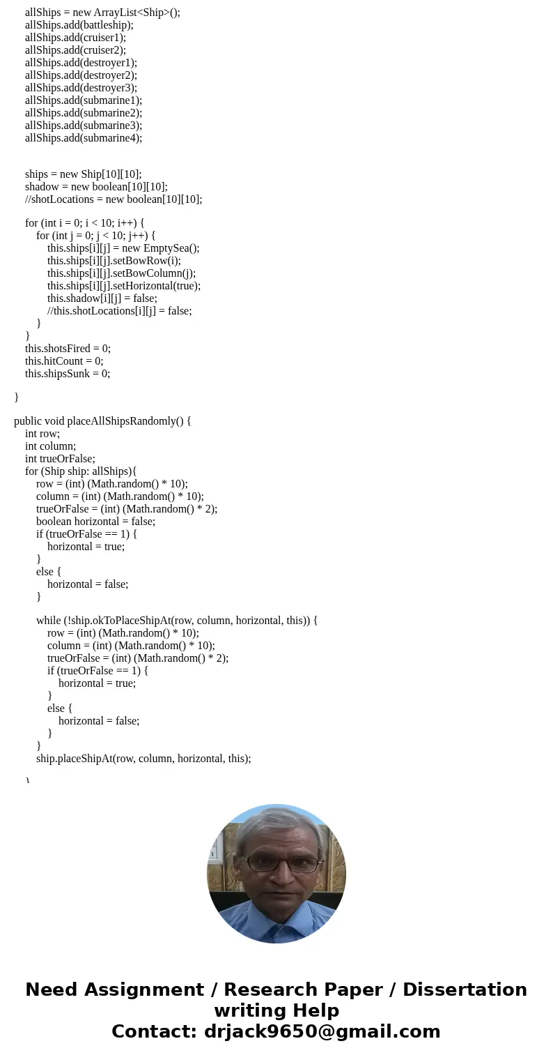 i have a runable code below that works with just guessing where the ships are. i need help editing this code to be able to have a player play against computer a i have a runable code below that works with just guessing where the ships are. i need help editing this code to be able to have a player play against computer a