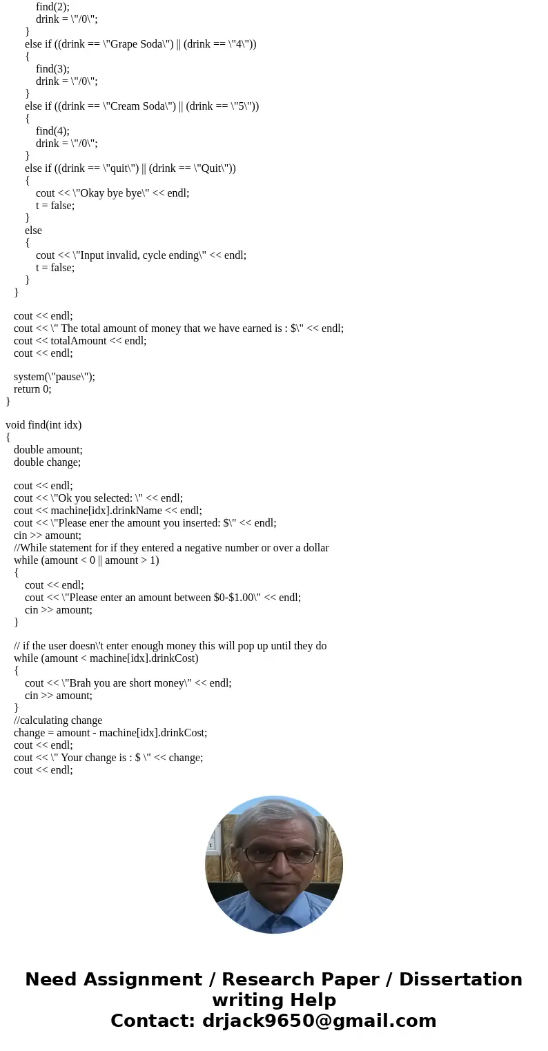 I need to figure out a way to cout << \ I need to figure out a way to cout << \