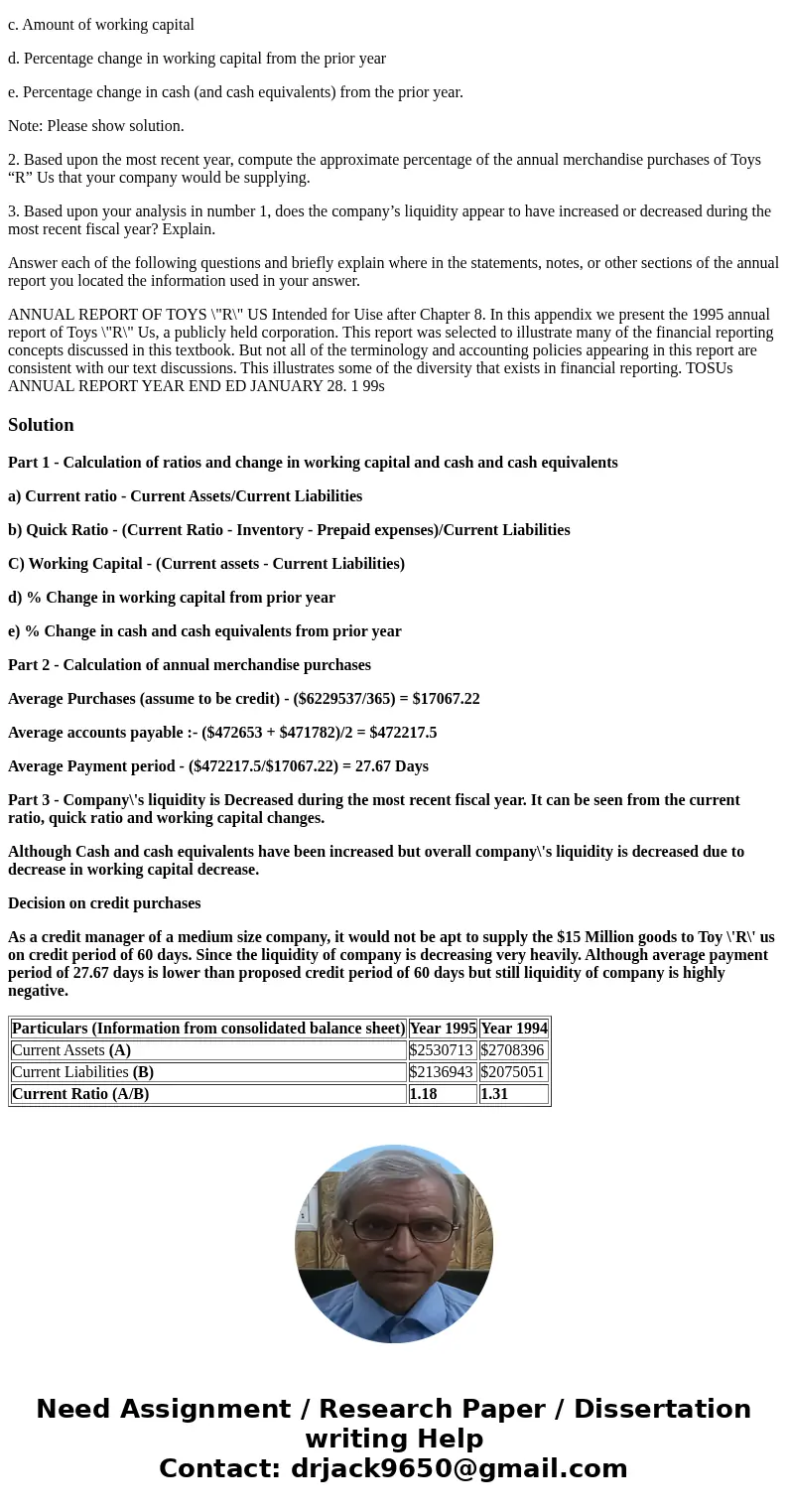 In answering these questions, assume that you are the credit manager of a medium-size toy manufacturer. (Your company’s annual sales are about $2 billion per ye In answering these questions, assume that you are the credit manager of a medium-size toy manufacturer. (Your company’s annual sales are about $2 billion per ye