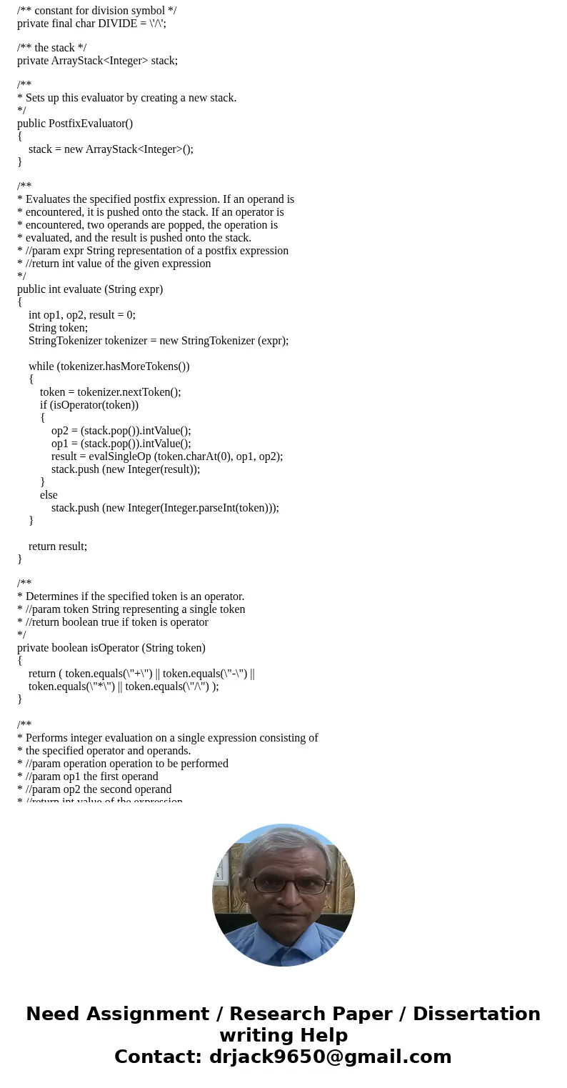 java write a program to evaluate the postfix expression the program should ask users for input and show the postfix epression and then the result. and to have a java write a program to evaluate the postfix expression the program should ask users for input and show the postfix epression and then the result. and to have a