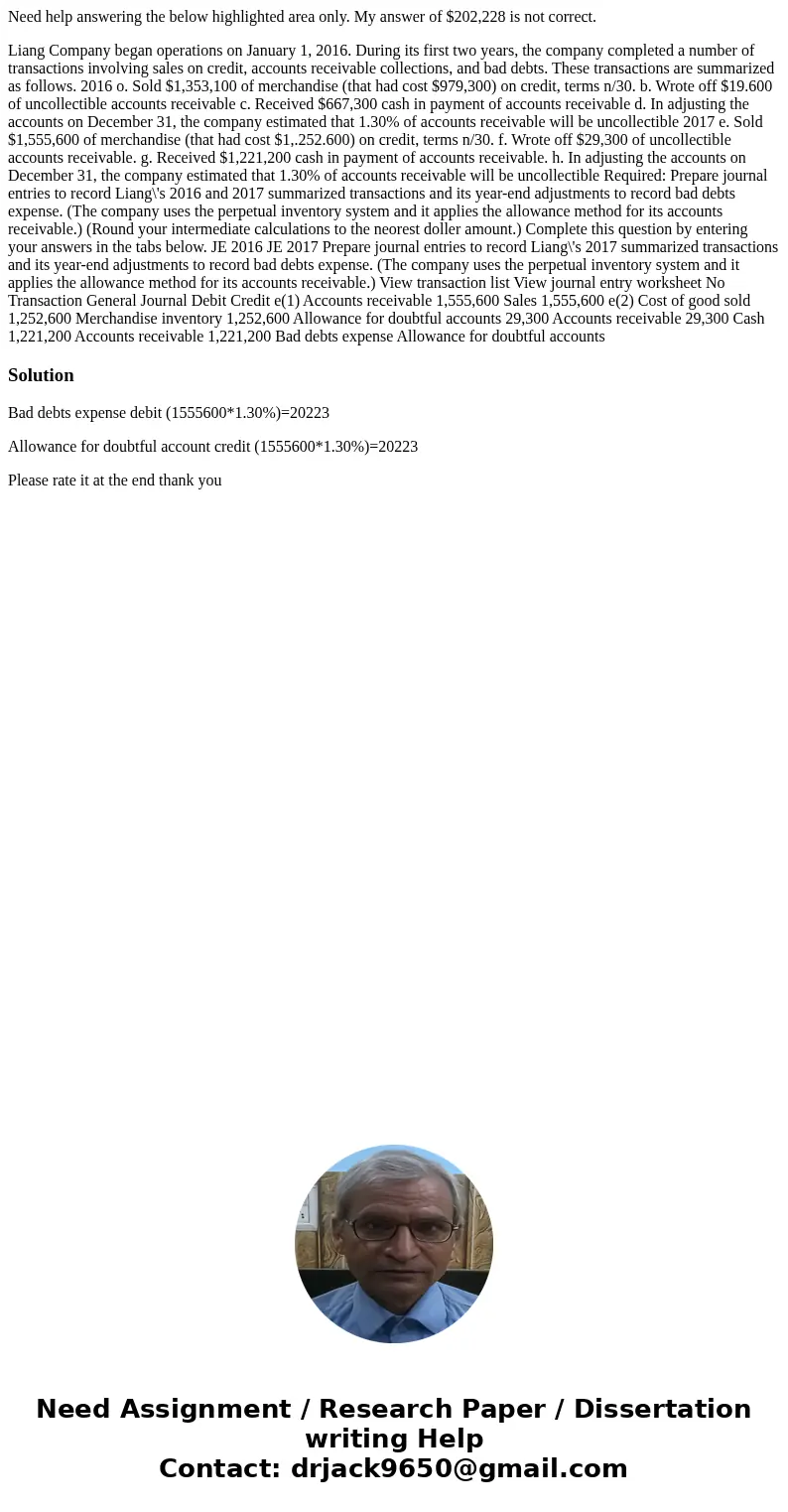 Need help answering the below highlighted area only. My answer of $202,228 is not correct. Liang Company began operations on January 1, 2016. During its first t Need help answering the below highlighted area only. My answer of $202,228 is not correct. Liang Company began operations on January 1, 2016. During its first t