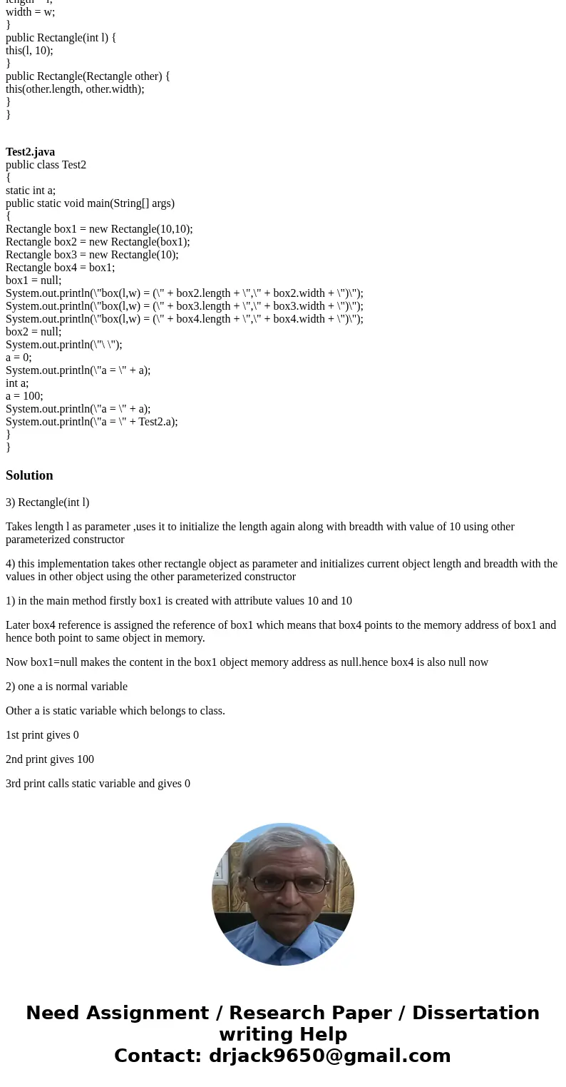 Please answer the following questions by looking at the code below 1. What is the connection between box1 and box4? What happens (memory wise) when both box1 an Please answer the following questions by looking at the code below 1. What is the connection between box1 and box4? What happens (memory wise) when both box1 an