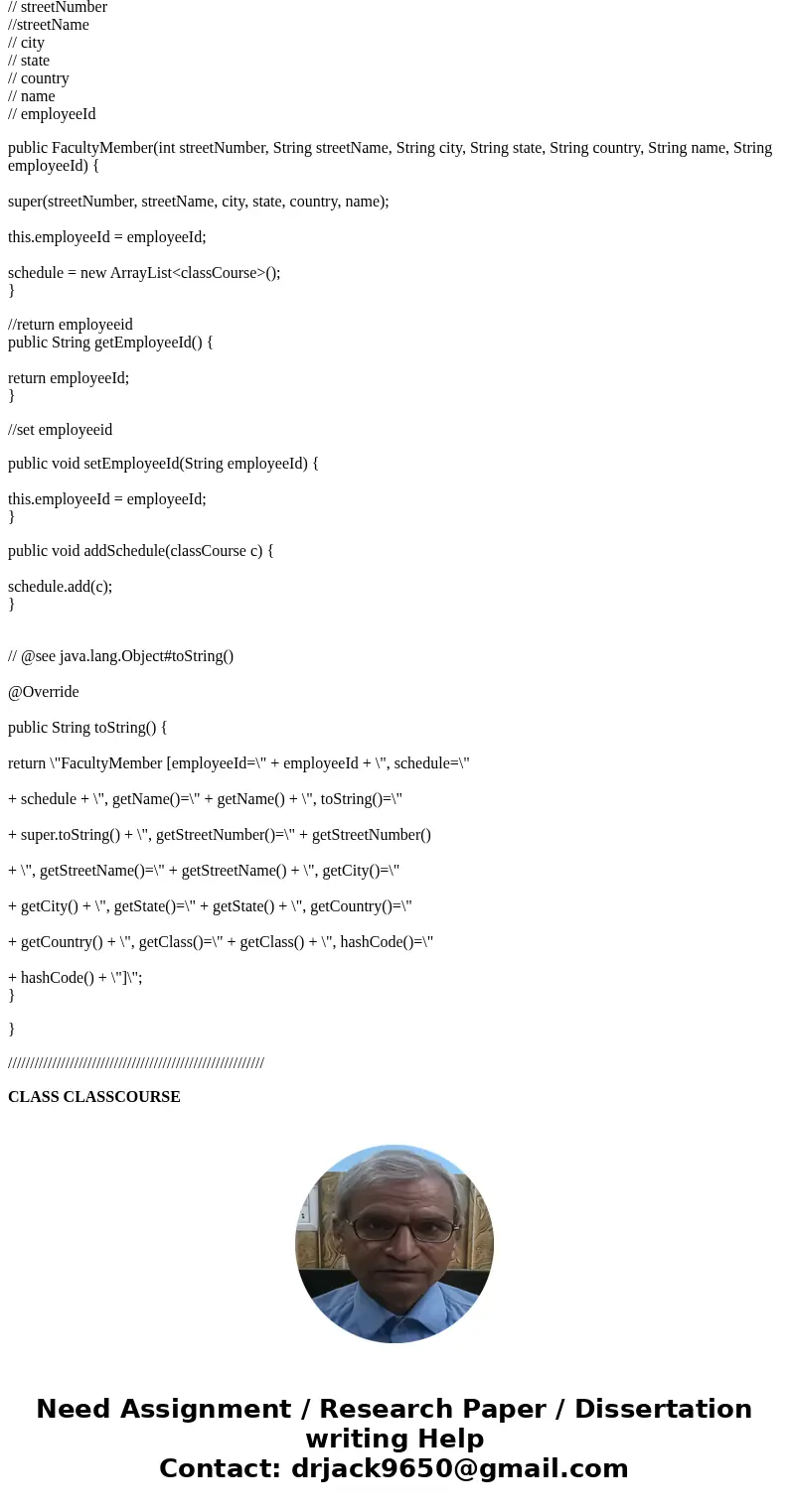 please help with java questions JAVA CODE please check my code and help my questions CLASS ADDRESS public class Address{ private int streetNumber; private Strin please help with java questions JAVA CODE please check my code and help my questions CLASS ADDRESS public class Address{ private int streetNumber; private Strin