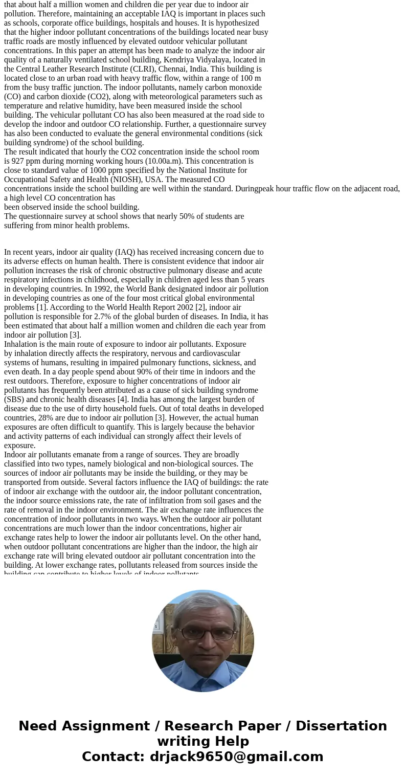  Problem 1-What is environmental engineering? (20 pts) Below you will see a list of four different scenarios which to field of environmental engineering. For ea