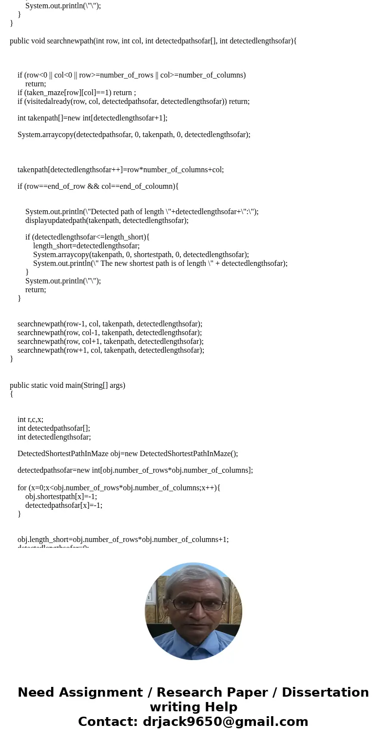 Save I need help with this maze gui that I wrote in java, I am trying to find the shortest path but I dont know how to implement the FindshortestPath Method. I  Save I need help with this maze gui that I wrote in java, I am trying to find the shortest path but I dont know how to implement the FindshortestPath Method. I