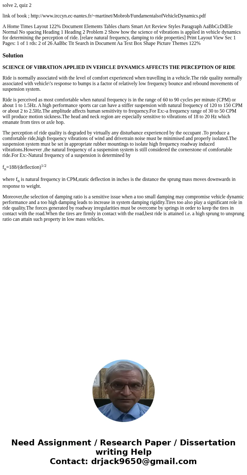 solve 2, quiz 2 link of book ; http://www.irccyn.ec-nantes.fr/~martinet/Mobrob/FundamentalsofVehicleDynamics.pdf A Home Times Layout 122% Document Elements Tabl solve 2, quiz 2 link of book ; http://www.irccyn.ec-nantes.fr/~martinet/Mobrob/FundamentalsofVehicleDynamics.pdf A Home Times Layout 122% Document Elements Tabl