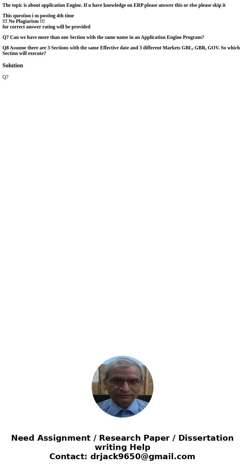 The topic is about application Engine. If u have knowledge on ERP please answer this or else please skip it This question i m posting 4th time !!! No Plagiarism The topic is about application Engine. If u have knowledge on ERP please answer this or else please skip it This question i m posting 4th time !!! No Plagiarism
