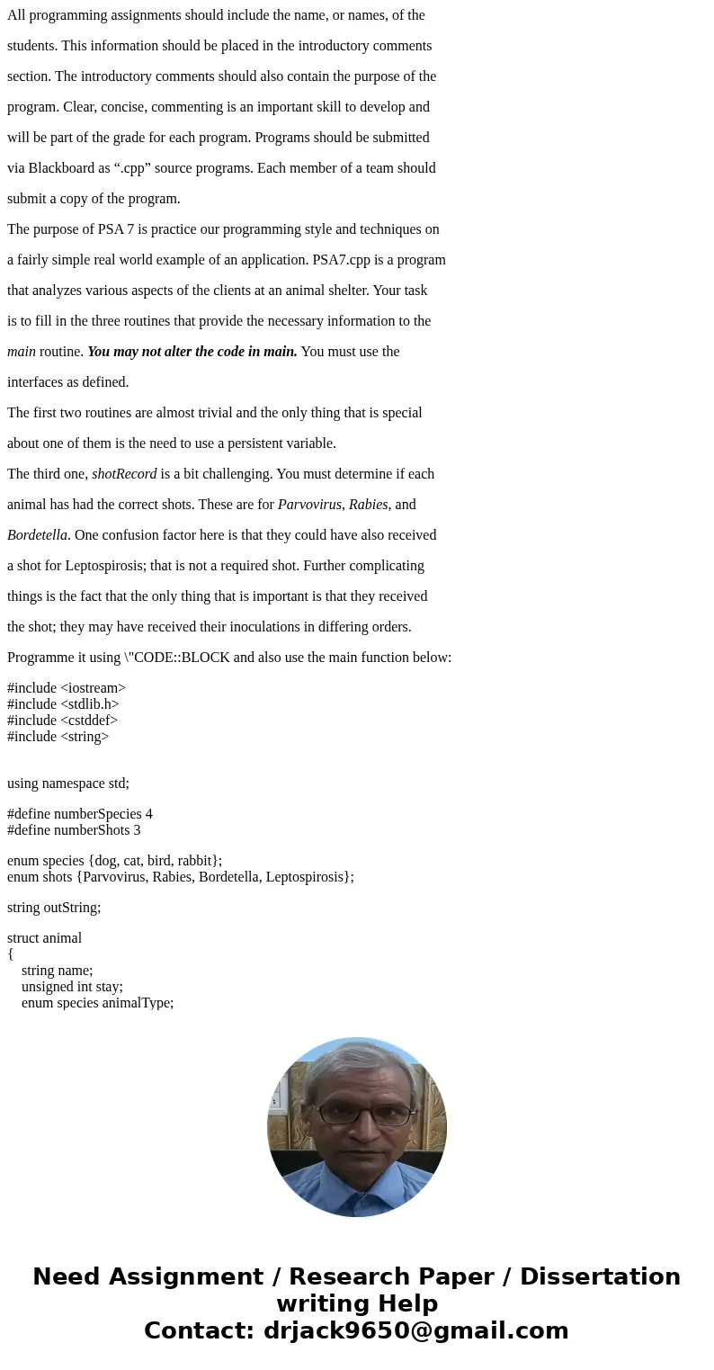 All programming assignments should include the name, or names, of the students. This information should be placed in the introductory comments section. The intr