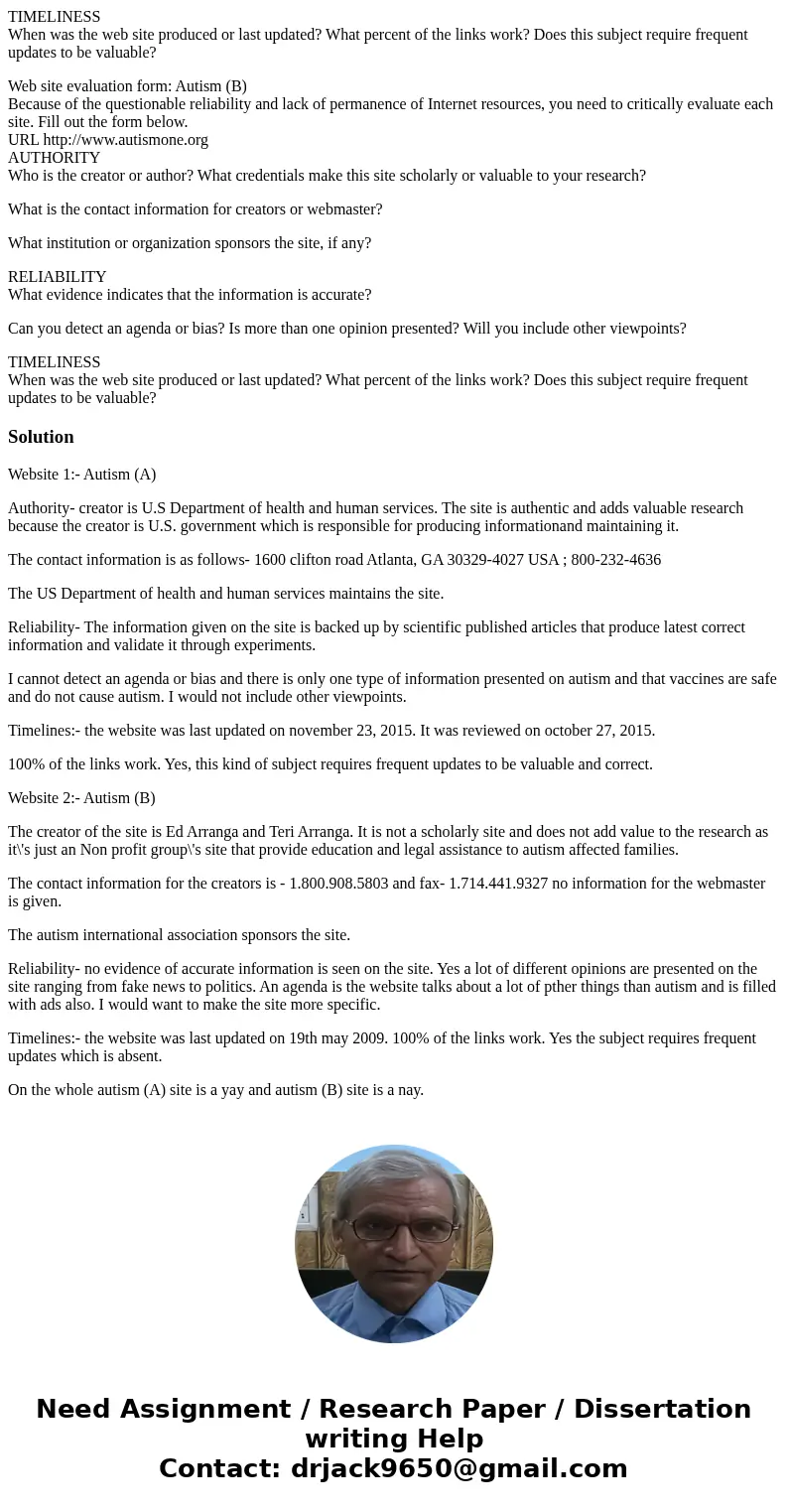 Complete Hint: You\'ll be evaluating two websites per topic. One is a \ Complete Hint: You\'ll be evaluating two websites per topic. One is a \