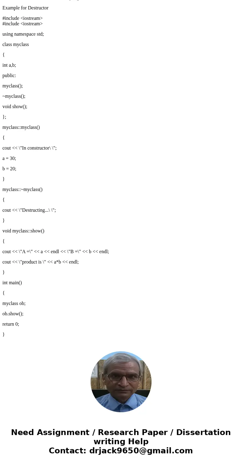 Explain the characteristics of a constructor. How does it differ from a destructor? Give a unique example of an object-oriented language in which destructor is  Explain the characteristics of a constructor. How does it differ from a destructor? Give a unique example of an object-oriented language in which destructor is