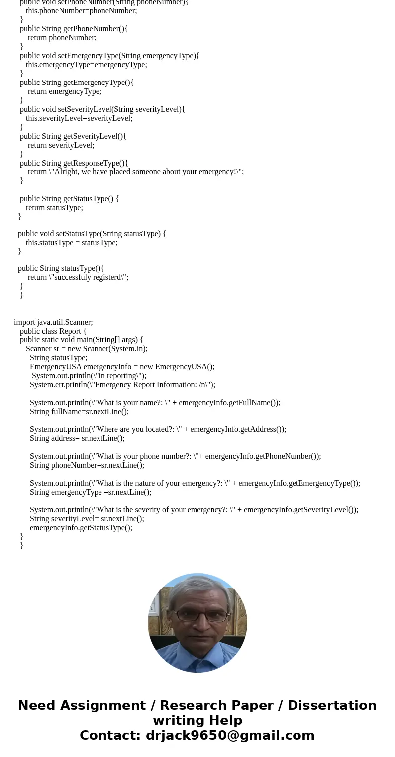 In Java!!!! (Project: Emergency Response Class) The North American emergency response service, 9-1-1, connects callers to a local Public Service Answering Point In Java!!!! (Project: Emergency Response Class) The North American emergency response service, 9-1-1, connects callers to a local Public Service Answering Point
