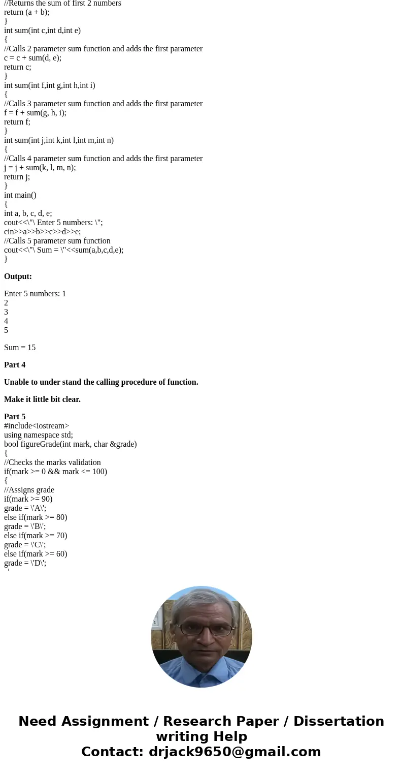 Part 1 - Write a function that will swap two integers values using pass-by-reference (i.e. alias) parameters. Write a driver program to test your function. Your Part 1 - Write a function that will swap two integers values using pass-by-reference (i.e. alias) parameters. Write a driver program to test your function. Your