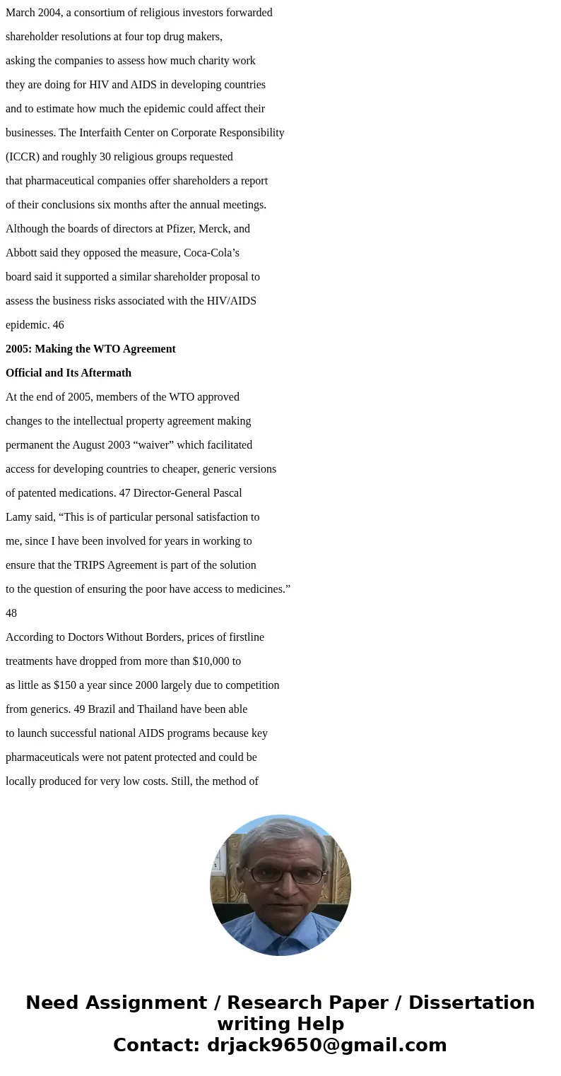 Please read below case and individually take the role of “NGOs/Advocacy Groups” as one of the important stakeholder. Discuss the case, from your chosen stakehol Please read below case and individually take the role of “NGOs/Advocacy Groups” as one of the important stakeholder. Discuss the case, from your chosen stakehol