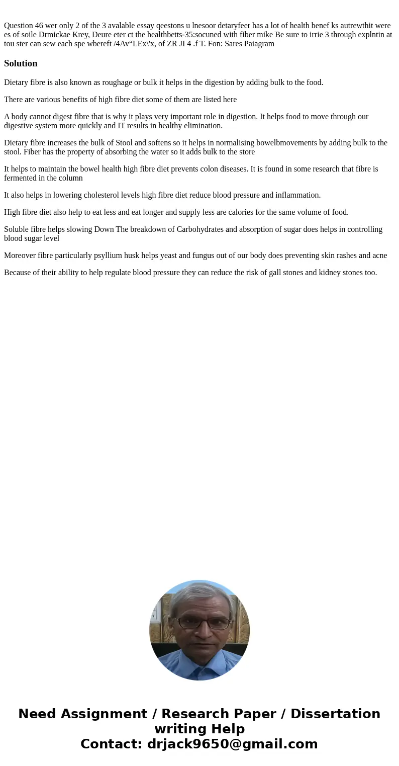 Question 46 wer only 2 of the 3 avalable essay qeestons u lnesoor detaryfeer has a lot of health benef ks autrewthit were es of soile Drmickae Krey, Deure eter  Question 46 wer only 2 of the 3 avalable essay qeestons u lnesoor detaryfeer has a lot of health benef ks autrewthit were es of soile Drmickae Krey, Deure eter