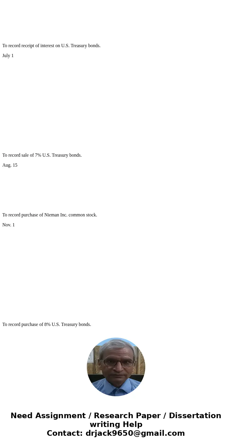 Recording and Valuing Trading Securities Myers & Associates reports the following information on its December 31, 2011, balance sheet: Supporting records of