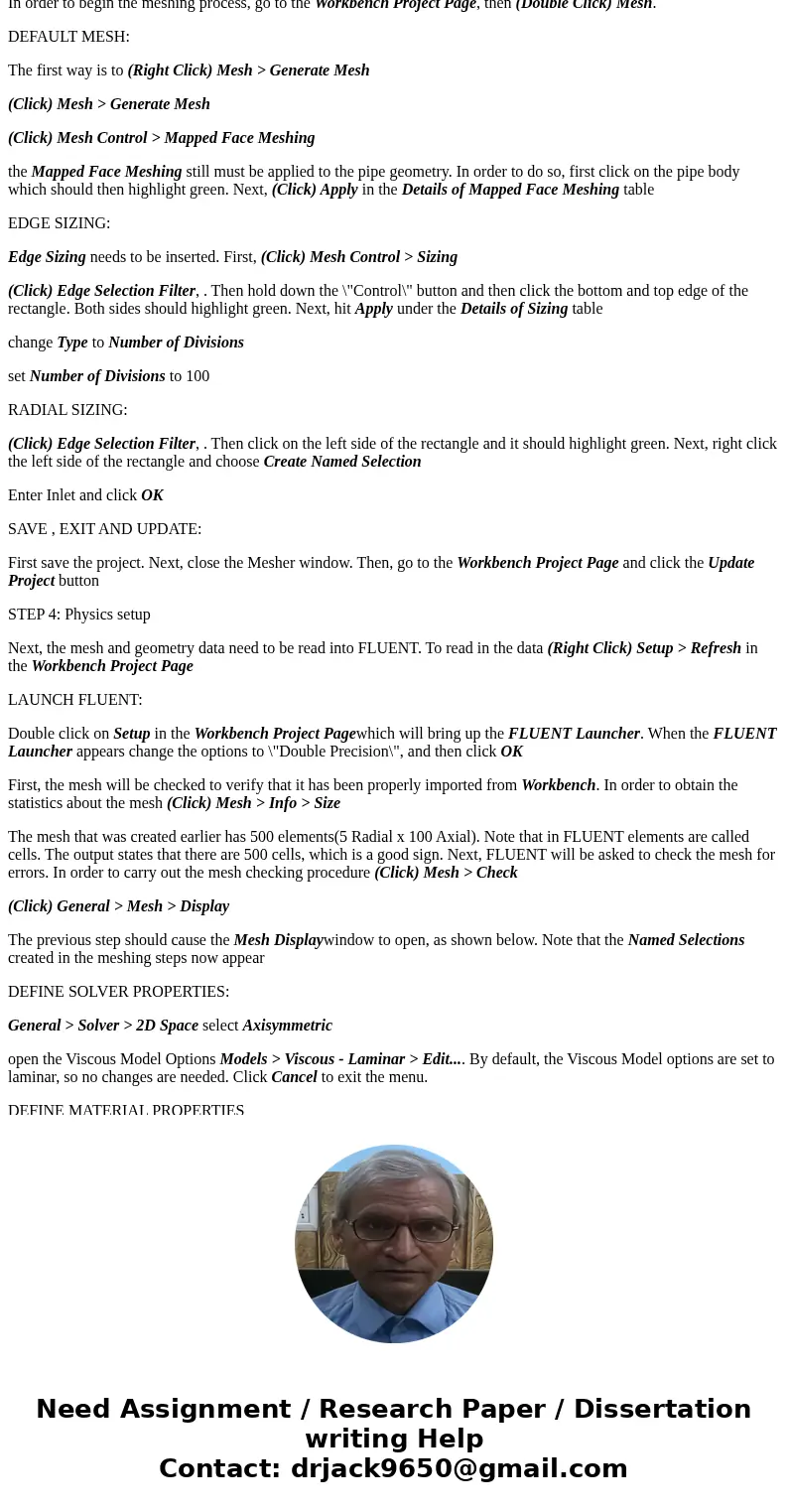 the result should be full-developed analytical solution. ANSYS Simulation of Laminar Flow in a Circular Tube. Consider fluid flowing through a circular pipe of  the result should be full-developed analytical solution. ANSYS Simulation of Laminar Flow in a Circular Tube. Consider fluid flowing through a circular pipe of