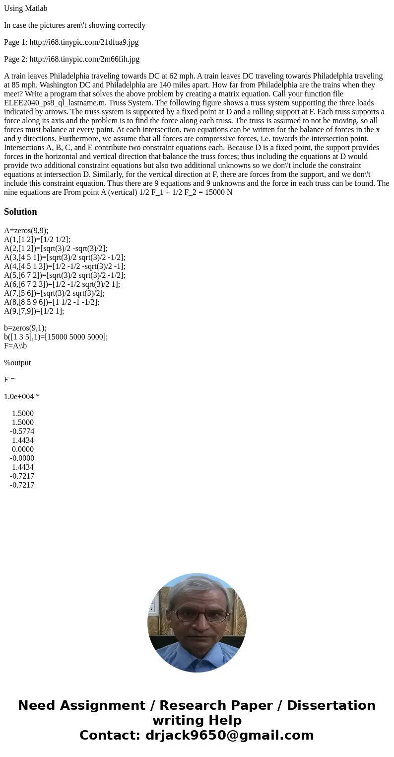 Using Matlab In case the pictures aren\'t showing correctly Page 1: http://i68.tinypic.com/21dfua9.jpg Page 2: http://i68.tinypic.com/2m66fih.jpg A train leaves Using Matlab In case the pictures aren\'t showing correctly Page 1: http://i68.tinypic.com/21dfua9.jpg Page 2: http://i68.tinypic.com/2m66fih.jpg A train leaves