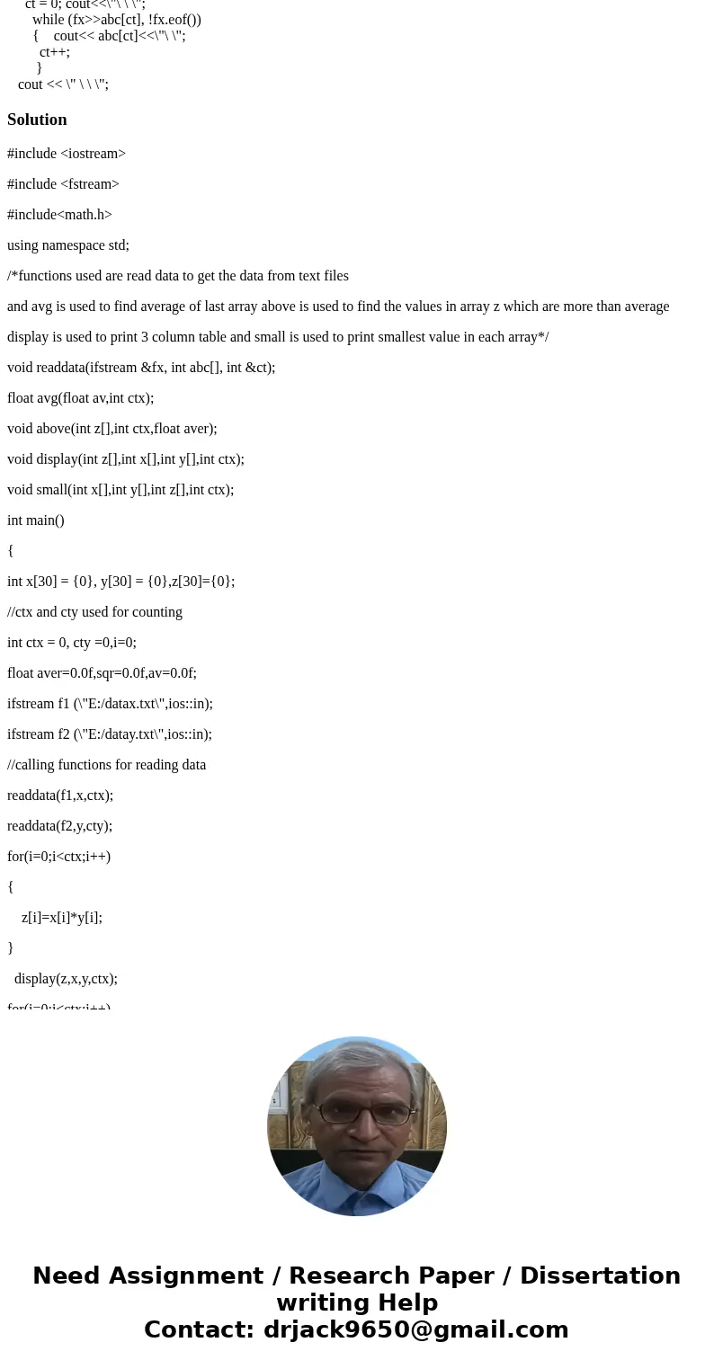 USING ONLY CODE BLOCKS C++ Please write the program bellow: Please use the SHELL at the end of this page...... Write a program to read N data items into two arr