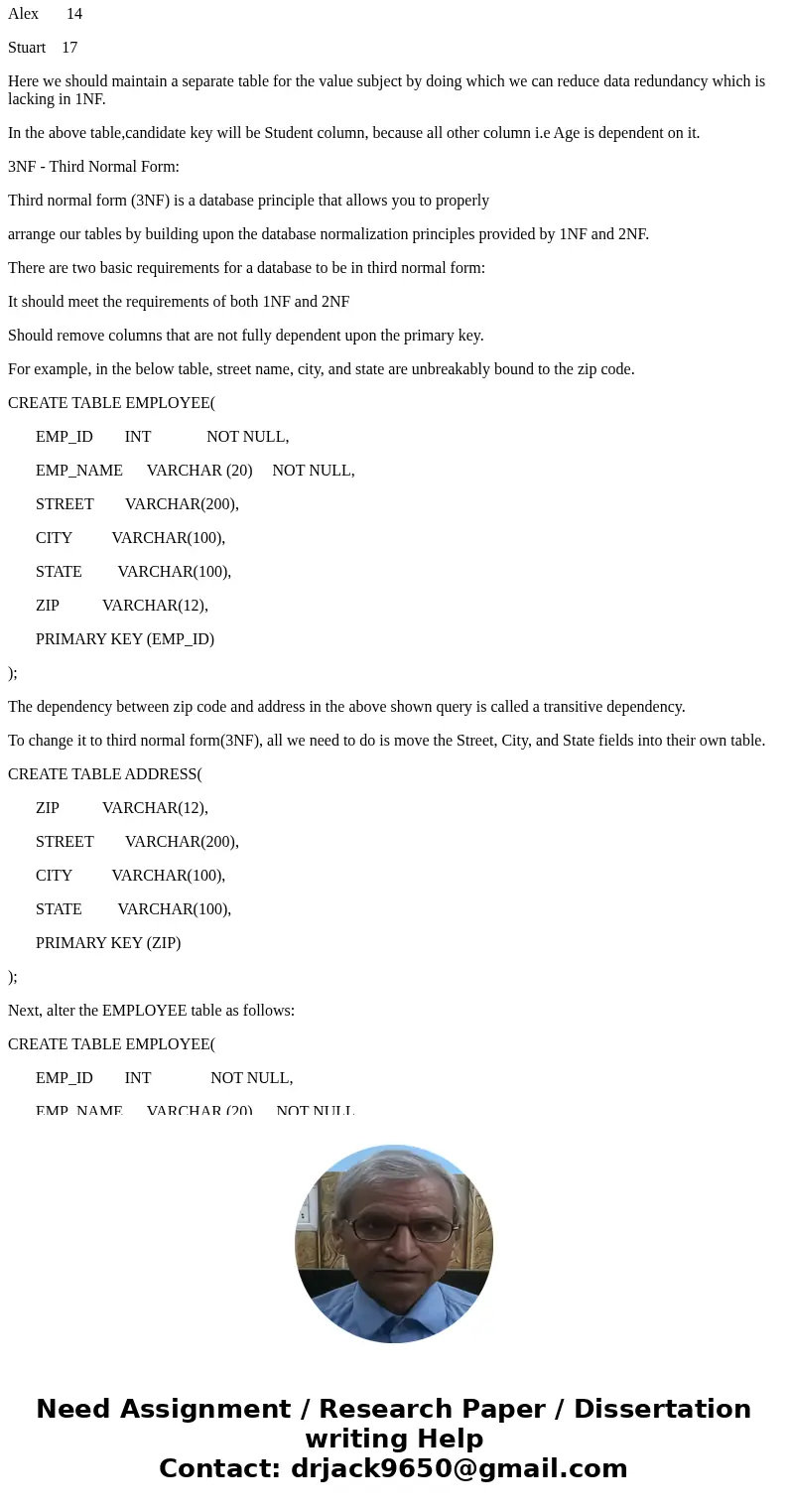 What is Database Normalization?Explain the guidelines for ensuring that database are normalized.SolutionHere is the answer for your respective question on datab What is Database Normalization?Explain the guidelines for ensuring that database are normalized.SolutionHere is the answer for your respective question on datab