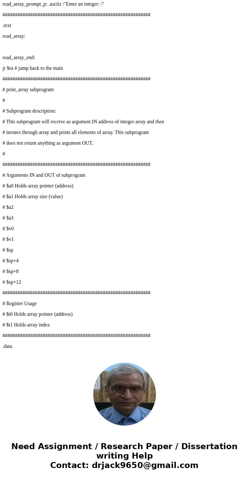 Write a Assembly Language(MIPS) code, following: ########################################################### # Dynamic array # # Description: # Declare two word Write a Assembly Language(MIPS) code, following: ########################################################### # Dynamic array # # Description: # Declare two word