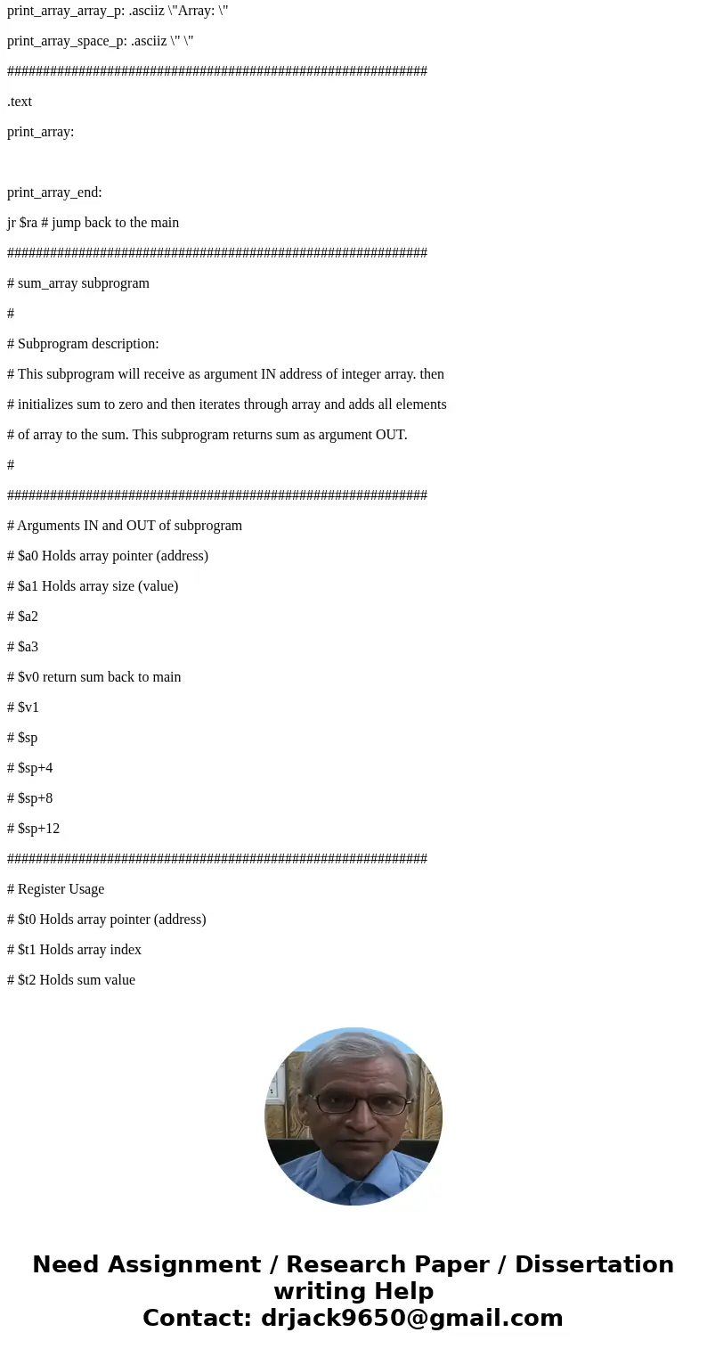 Write a Assembly Language(MIPS) code, following: ########################################################### # Dynamic array # # Description: # Declare two word Write a Assembly Language(MIPS) code, following: ########################################################### # Dynamic array # # Description: # Declare two word