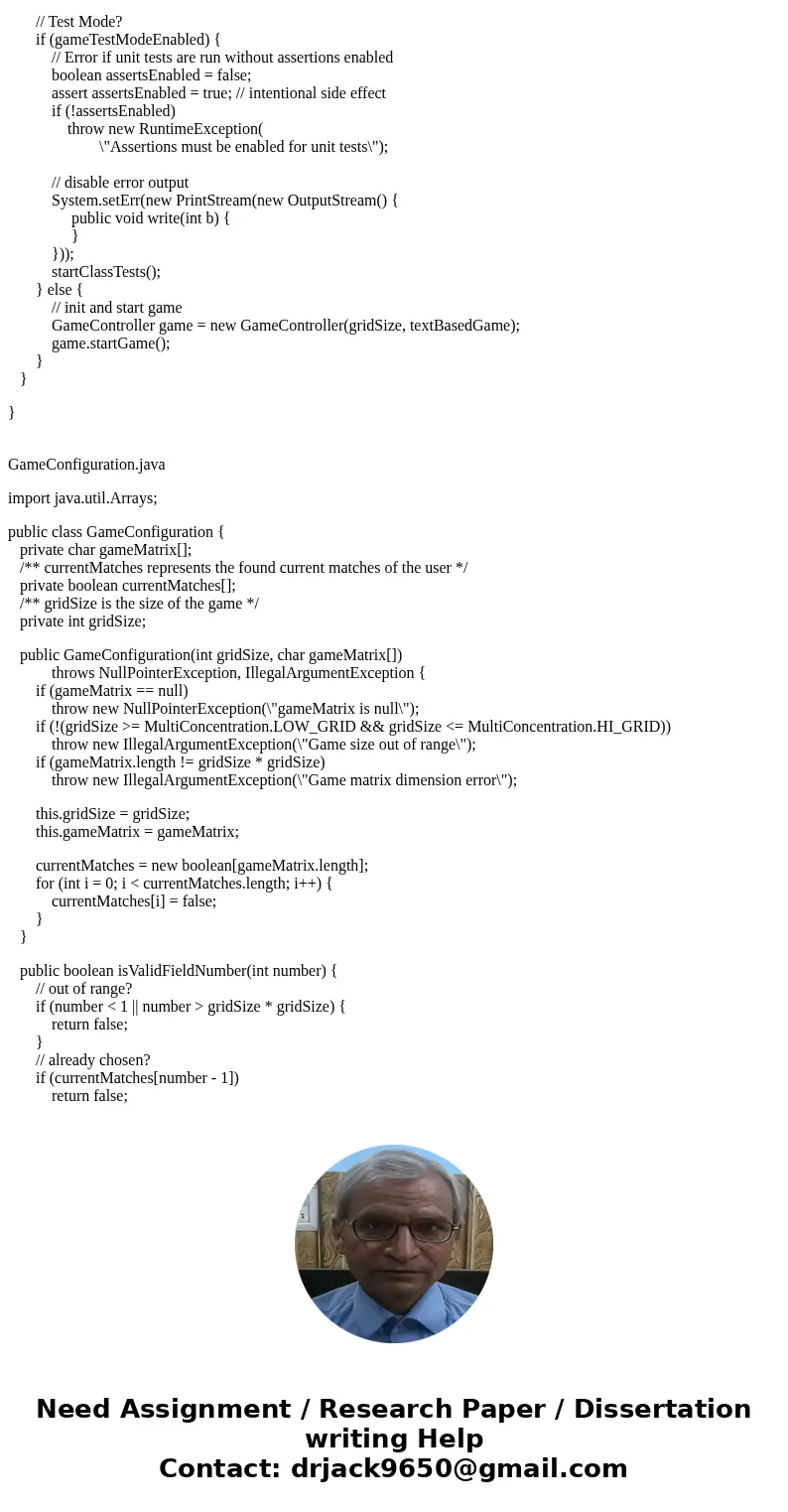 You will write a multi-interface version of the well-known concentration game: 1. The game displays a grid of upper-case letters, with each letter appearing twi You will write a multi-interface version of the well-known concentration game: 1. The game displays a grid of upper-case letters, with each letter appearing twi