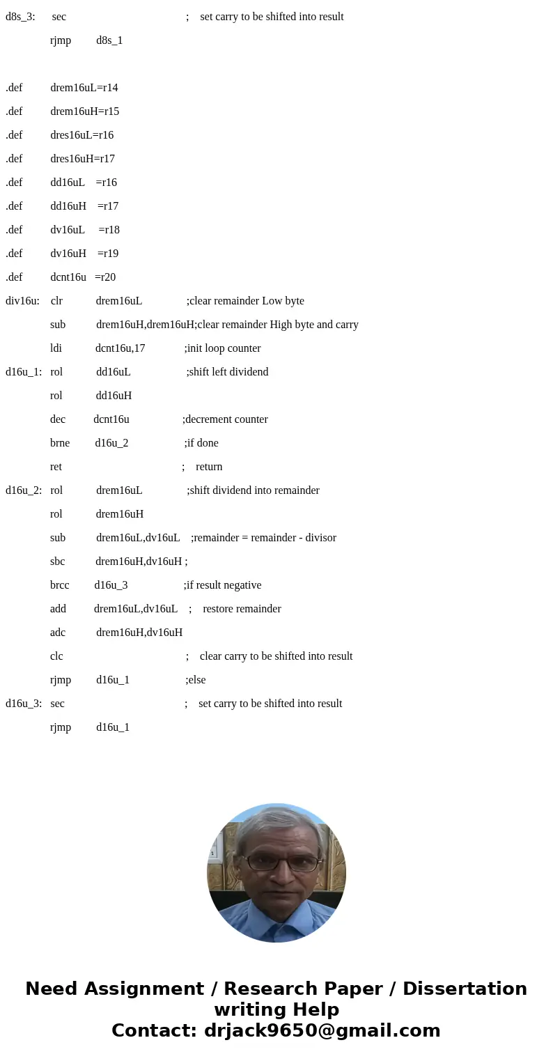 1. Write an assembly code for a subroutine implementing signed multiplication with Booth\'s algorithm. Make sure it works as expected. Compare it with your impl 1. Write an assembly code for a subroutine implementing signed multiplication with Booth\'s algorithm. Make sure it works as expected. Compare it with your impl