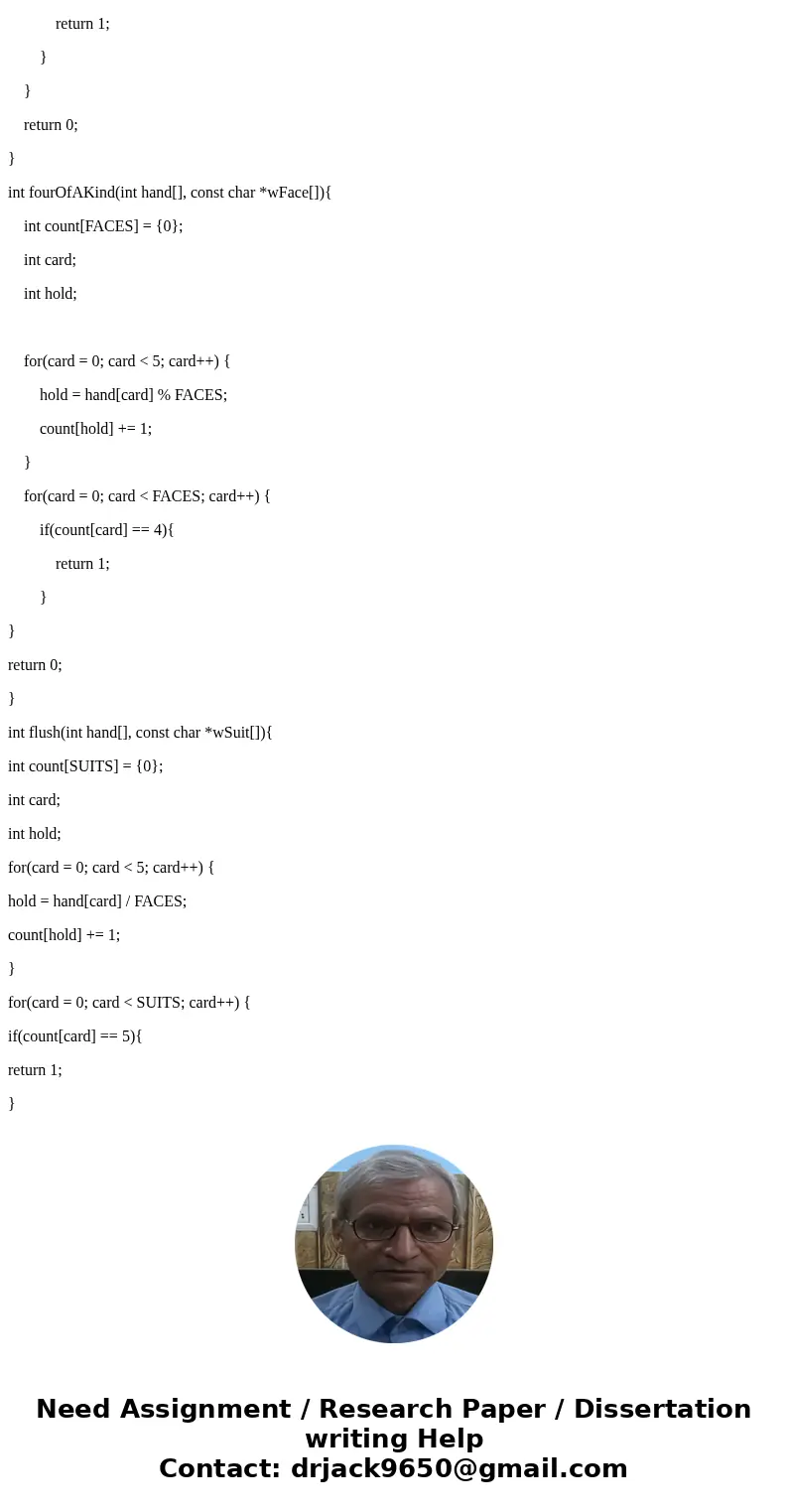 10.12 (Card Shuffling and Dealing) Use the functions from Exercise 10.11 to write a program that deals two five-card poker hands, ecaluates each hand and determ 10.12 (Card Shuffling and Dealing) Use the functions from Exercise 10.11 to write a program that deals two five-card poker hands, ecaluates each hand and determ