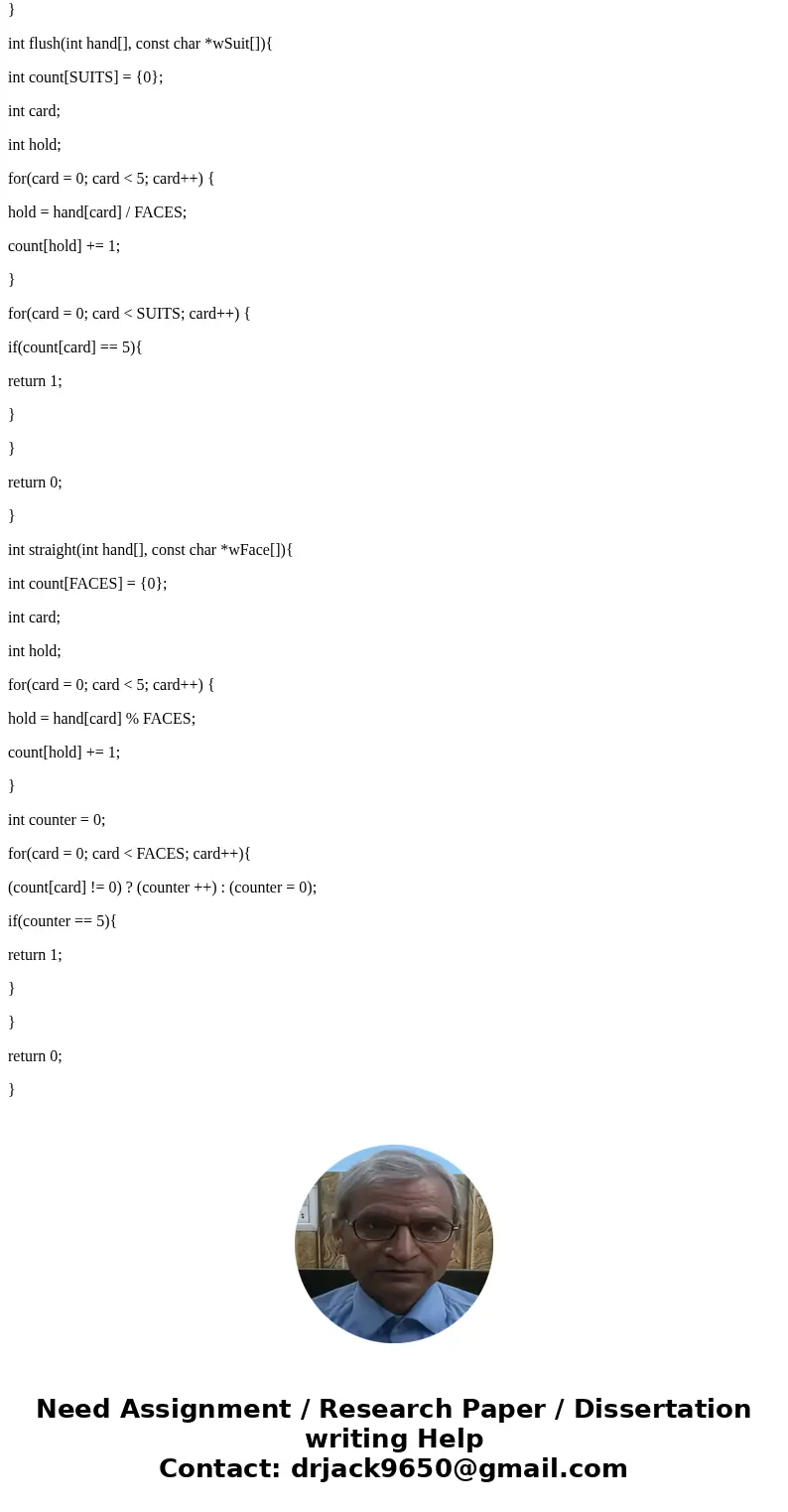 10.12 (Card Shuffling and Dealing) Use the functions from Exercise 10.11 to write a program that deals two five-card poker hands, ecaluates each hand and determ 10.12 (Card Shuffling and Dealing) Use the functions from Exercise 10.11 to write a program that deals two five-card poker hands, ecaluates each hand and determ