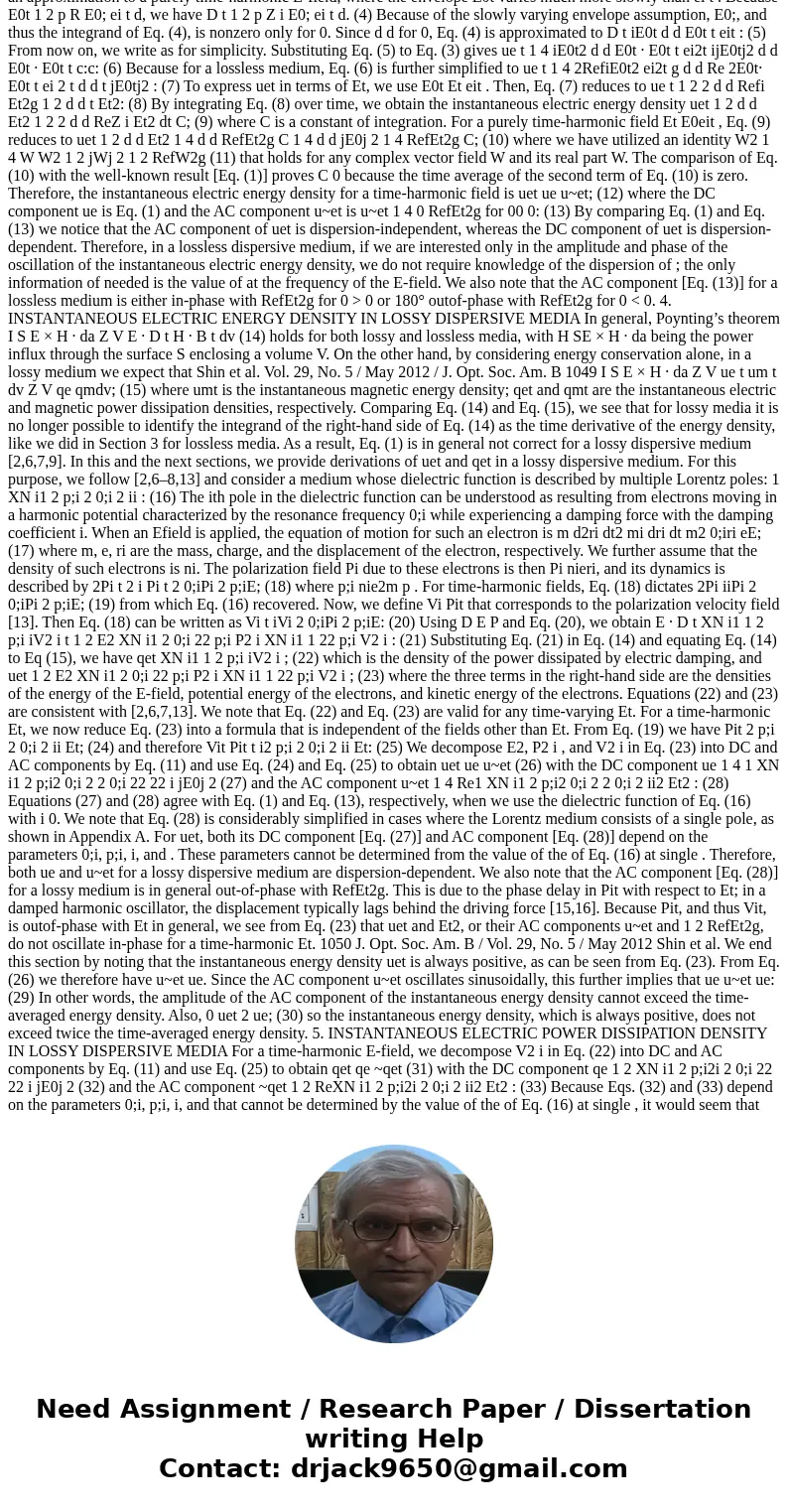 A uniform plane wave propagates in the y direction in air with its electric field oriented in the z direction. At t = 0, the electric field of the wave has a m  A uniform plane wave propagates in the y direction in air with its electric field oriented in the z direction. At t = 0, the electric field of the wave has a m