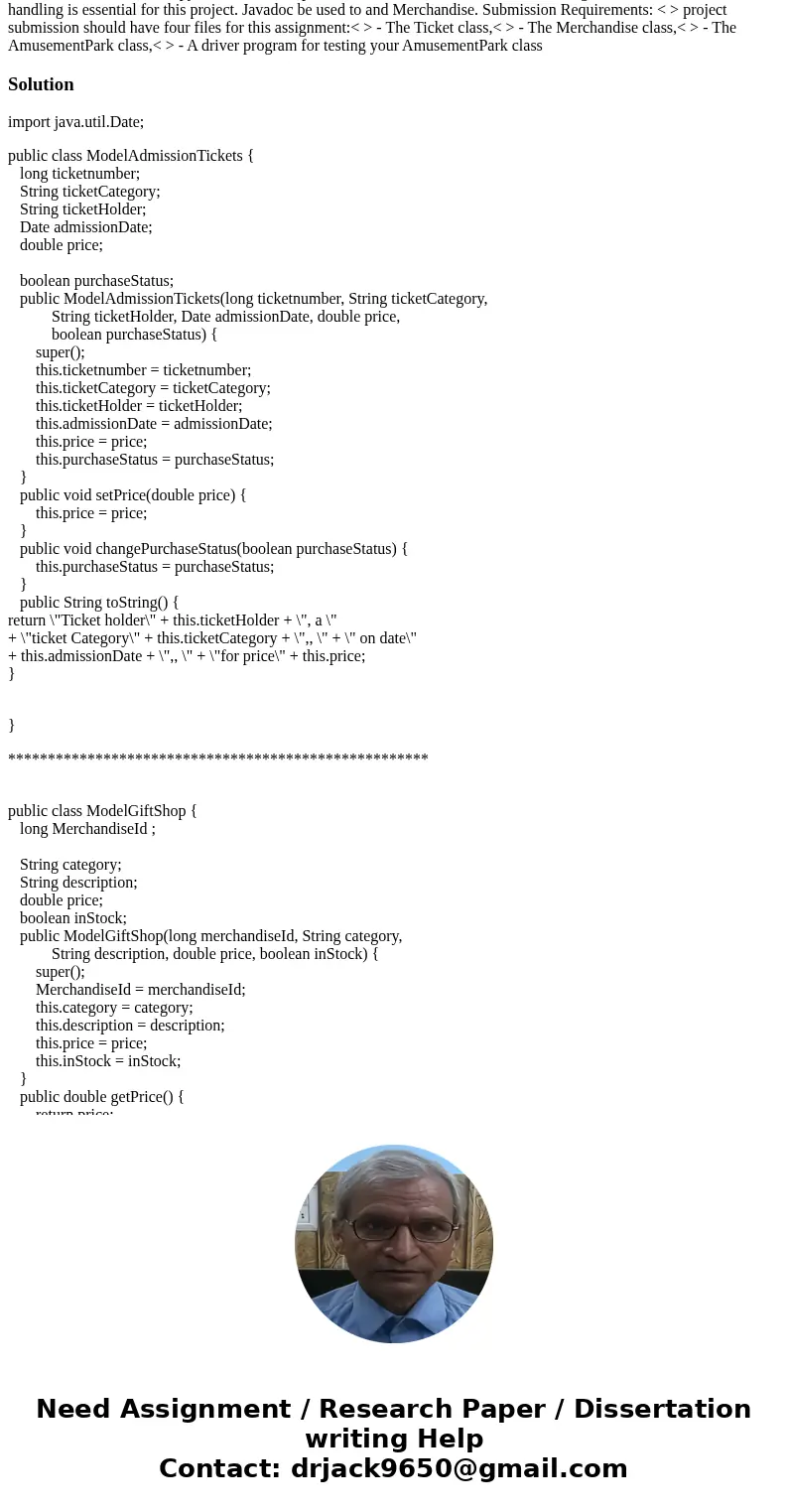 Amusement Park Programming Project Project Outcomes Use the Java selection constructs (if and if else). Use the Java iteration constructs (while, do, for). Use  Amusement Park Programming Project Project Outcomes Use the Java selection constructs (if and if else). Use the Java iteration constructs (while, do, for). Use