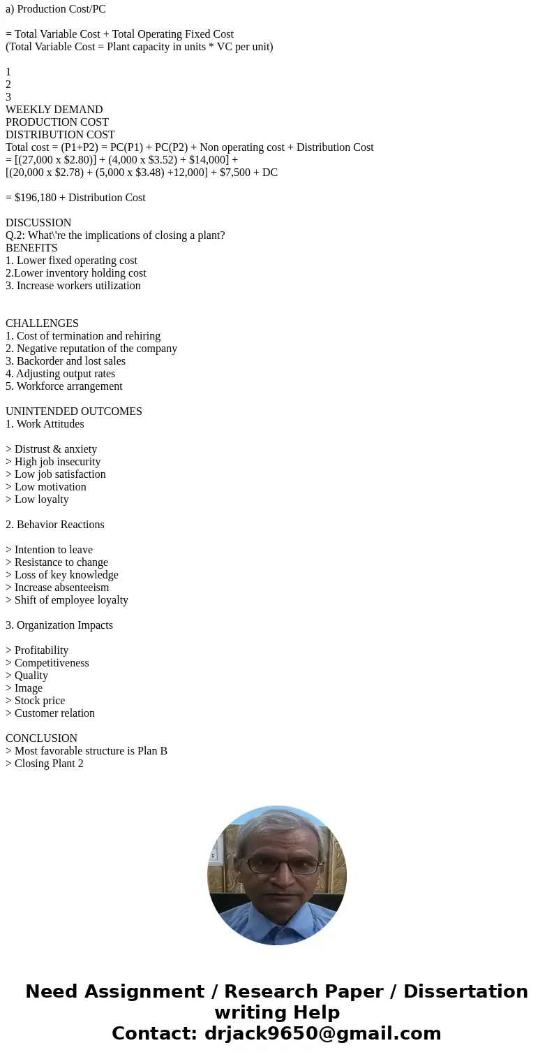 andrew-carter inc case study solutionSolutionandrew-carter inc case study solution PLAN A: Plant 1 + Plant 2 Total cost = (P1+P2) = PC(P1) + PC(P2) + Non operat andrew-carter inc case study solutionSolutionandrew-carter inc case study solution PLAN A: Plant 1 + Plant 2 Total cost = (P1+P2) = PC(P1) + PC(P2) + Non operat