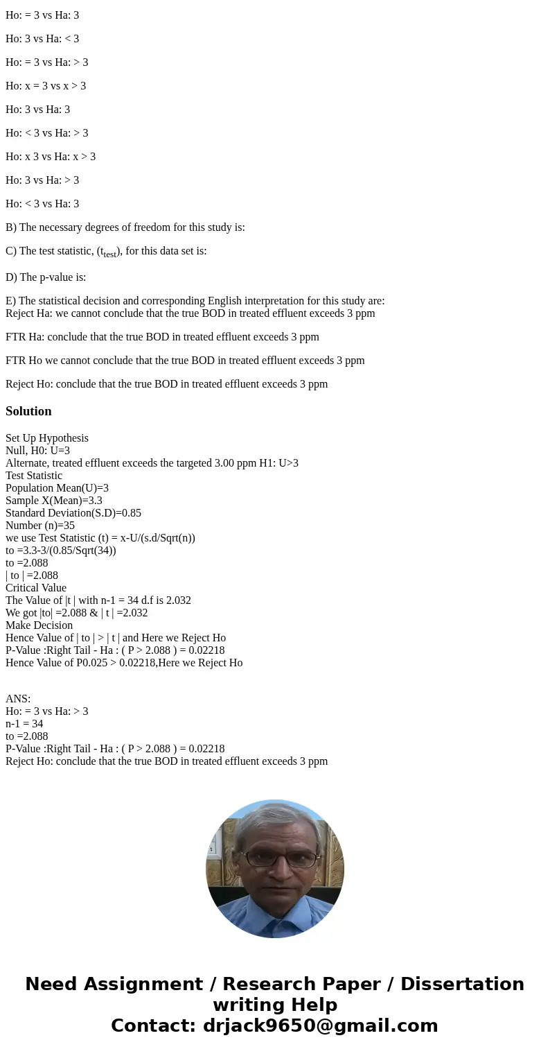 Biological oxygen demand (BOD) is a pollution index that is monitored in the treated effluent of paper mills. BOD measures the amount of oxygen required to comp Biological oxygen demand (BOD) is a pollution index that is monitored in the treated effluent of paper mills. BOD measures the amount of oxygen required to comp