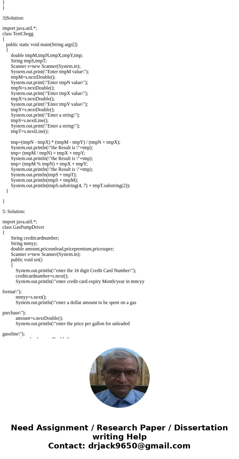 COMP 111 Week 6 Homework Name: put your name here 1. [2 points] Review the following code: For each of the comment-lettered lines above, show the output and giv