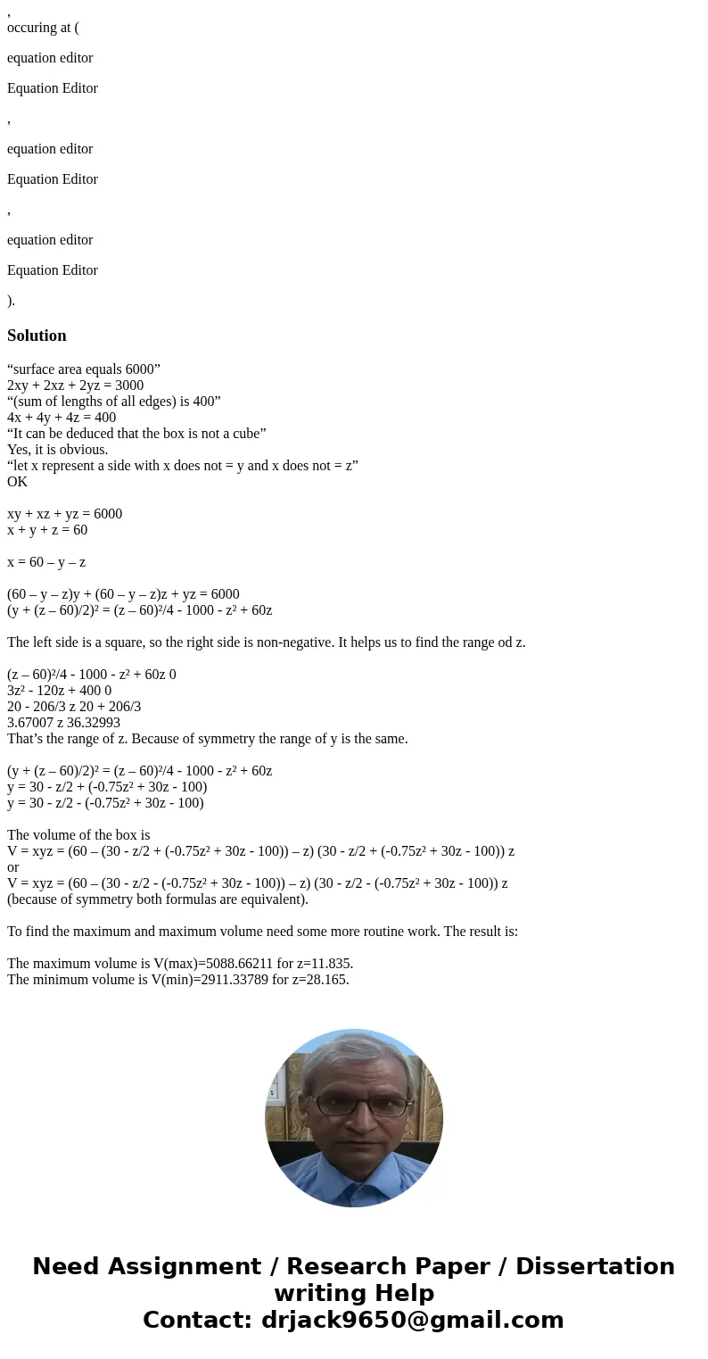 equation editor Equation Editor , occuring at ( equation editor Equation Editor , equation editor Equation Editor , equation editor Equation Editor ). Minimum v equation editor Equation Editor , occuring at ( equation editor Equation Editor , equation editor Equation Editor , equation editor Equation Editor ). Minimum v
