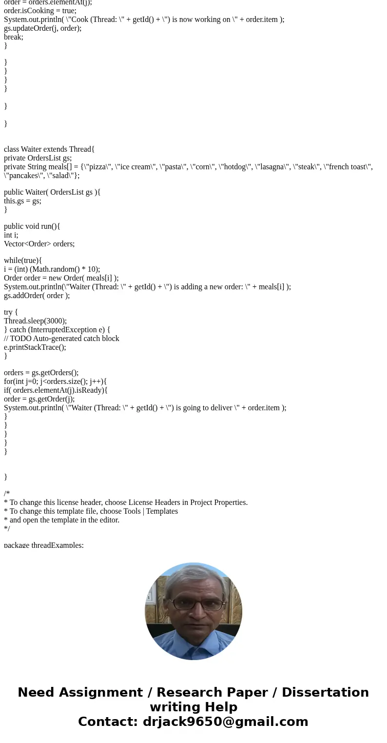 Exercise 1 (4 points): modify the program ThreadJoin so that the threads start and finish in the following sequence t2, t1, t4, t3, and t5 (i.e. t2 should start