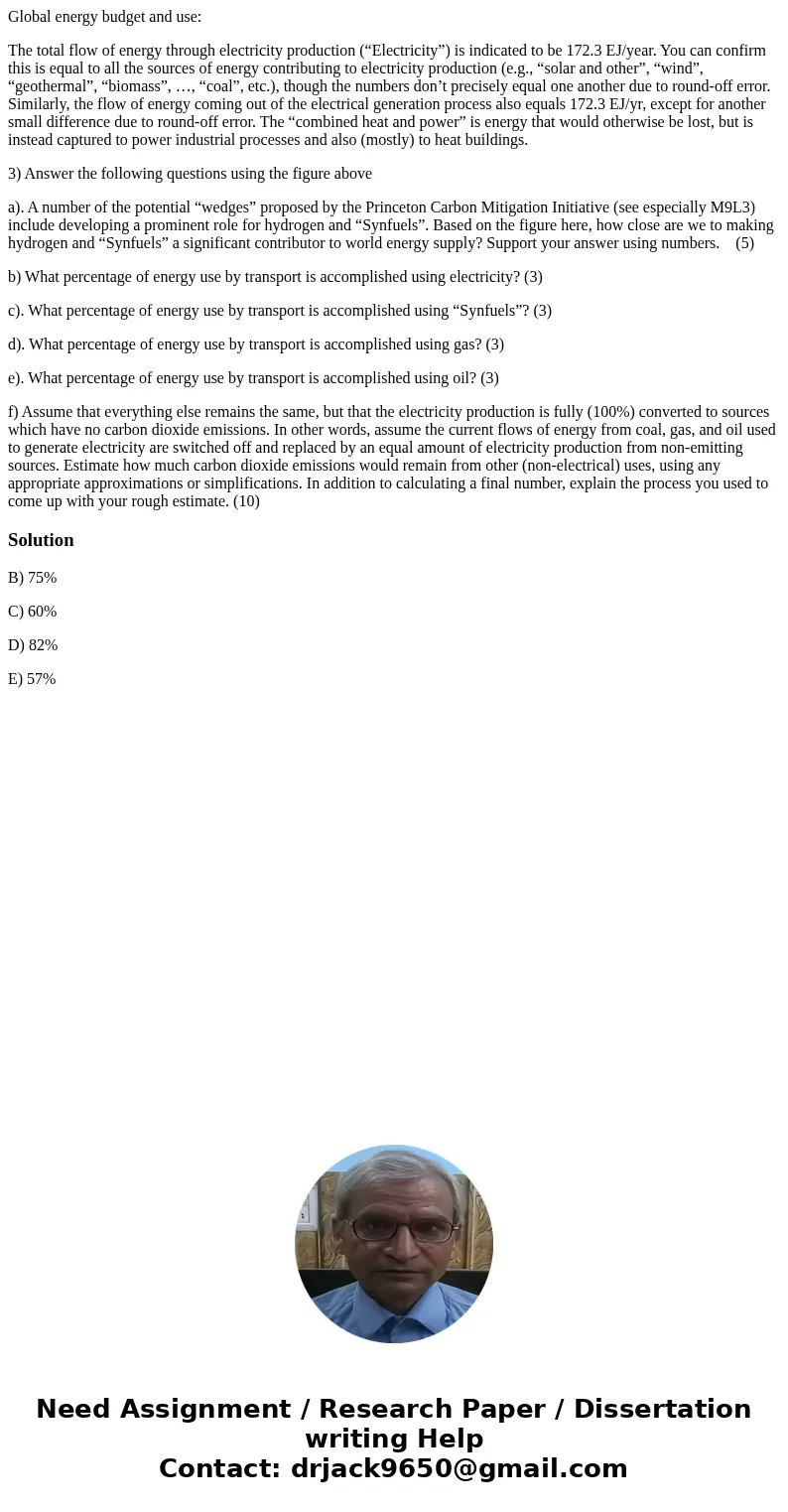 Global energy budget and use: The total flow of energy through electricity production (“Electricity”) is indicated to be 172.3 EJ/year. You can confirm this is  Global energy budget and use: The total flow of energy through electricity production (“Electricity”) is indicated to be 172.3 EJ/year. You can confirm this is