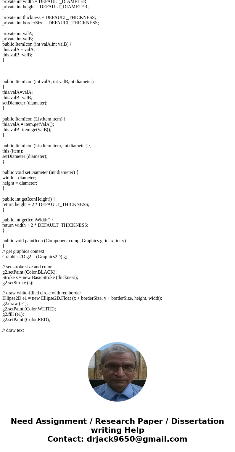 HELP Modify the code so that the ListItem contains two values, instead of just one. Name the new value valB. Make all the modifications necessary to display BOT HELP Modify the code so that the ListItem contains two values, instead of just one. Name the new value valB. Make all the modifications necessary to display BOT