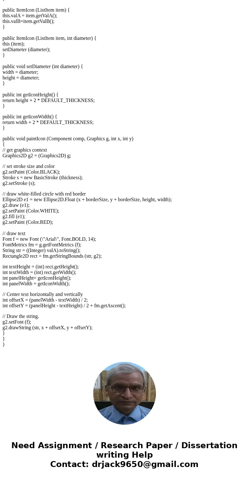 HELP Modify the code so that the ListItem contains two values, instead of just one. Name the new value valB. Make all the modifications necessary to display BOT HELP Modify the code so that the ListItem contains two values, instead of just one. Name the new value valB. Make all the modifications necessary to display BOT