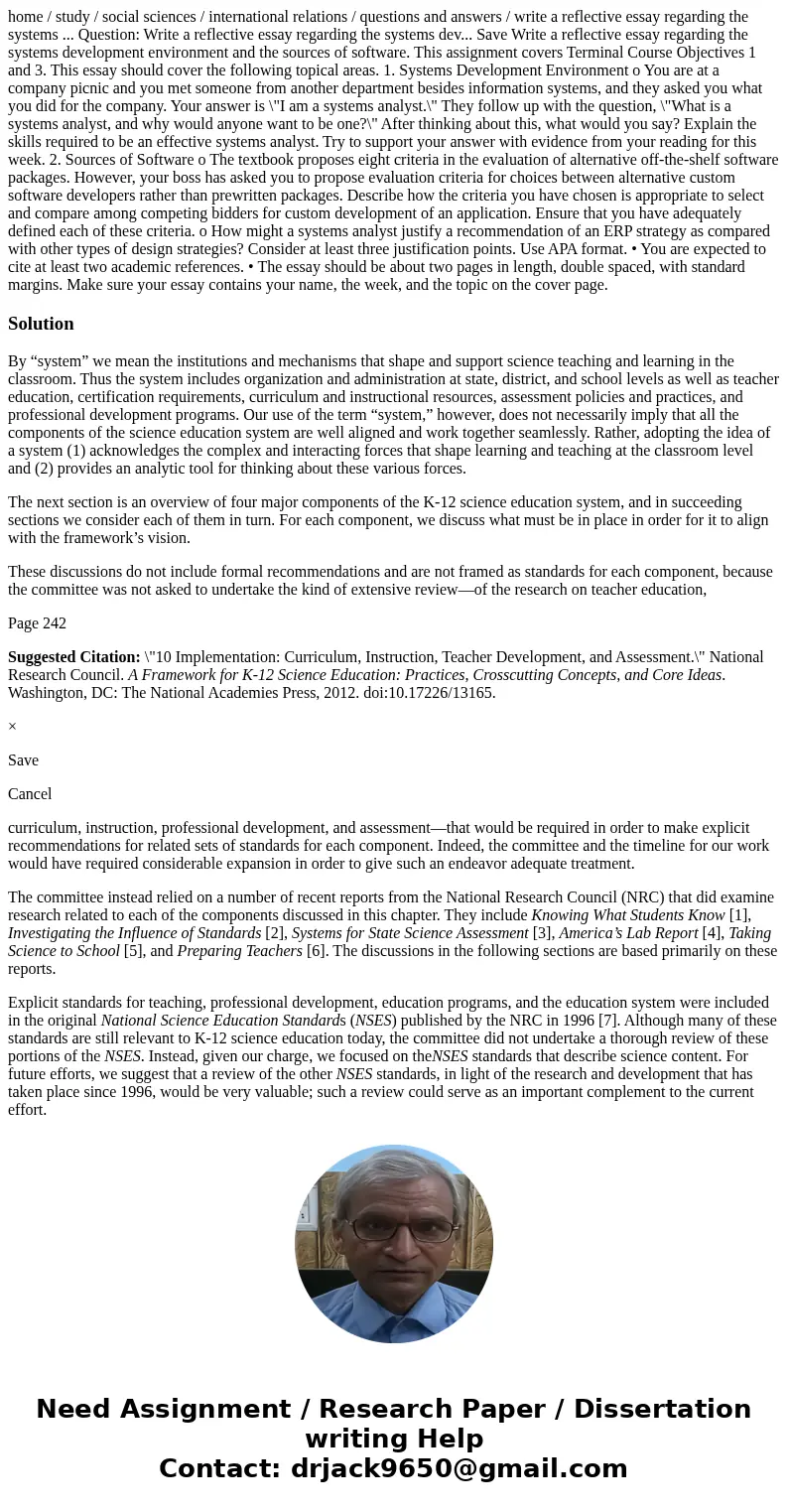 home / study / social sciences / international relations / questions and answers / write a reflective essay regarding the systems ... Question: Write a reflecti home / study / social sciences / international relations / questions and answers / write a reflective essay regarding the systems ... Question: Write a reflecti
